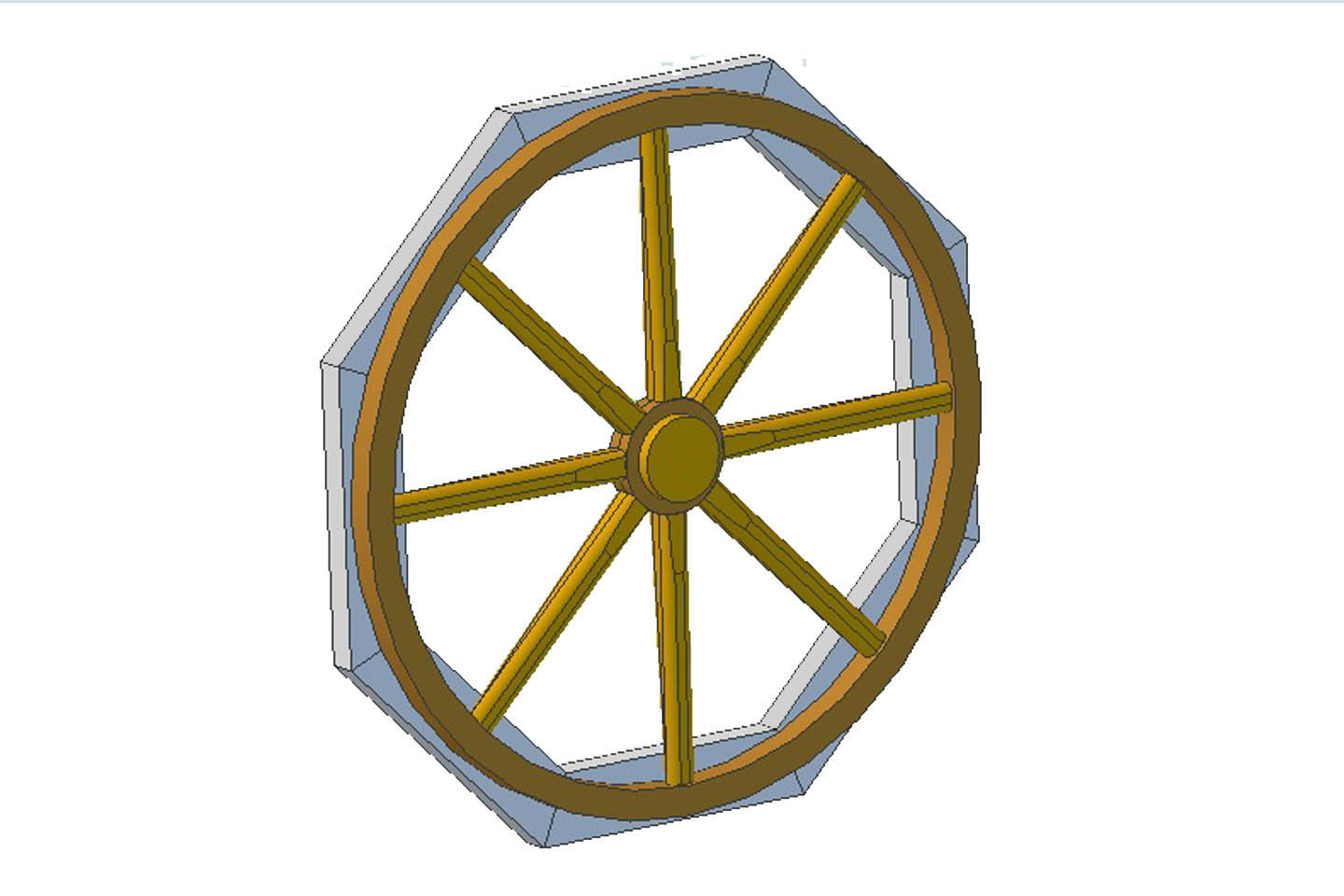 Wood Wooden Wagon Wheels Plans PDF Plans